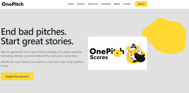 OnPitch Homepage