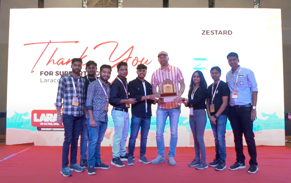 Zestard Participated as Gold Sponsor in Laracon India 2023
